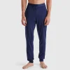 Trousers with elastic logo