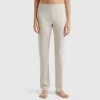 Trousers with lace details