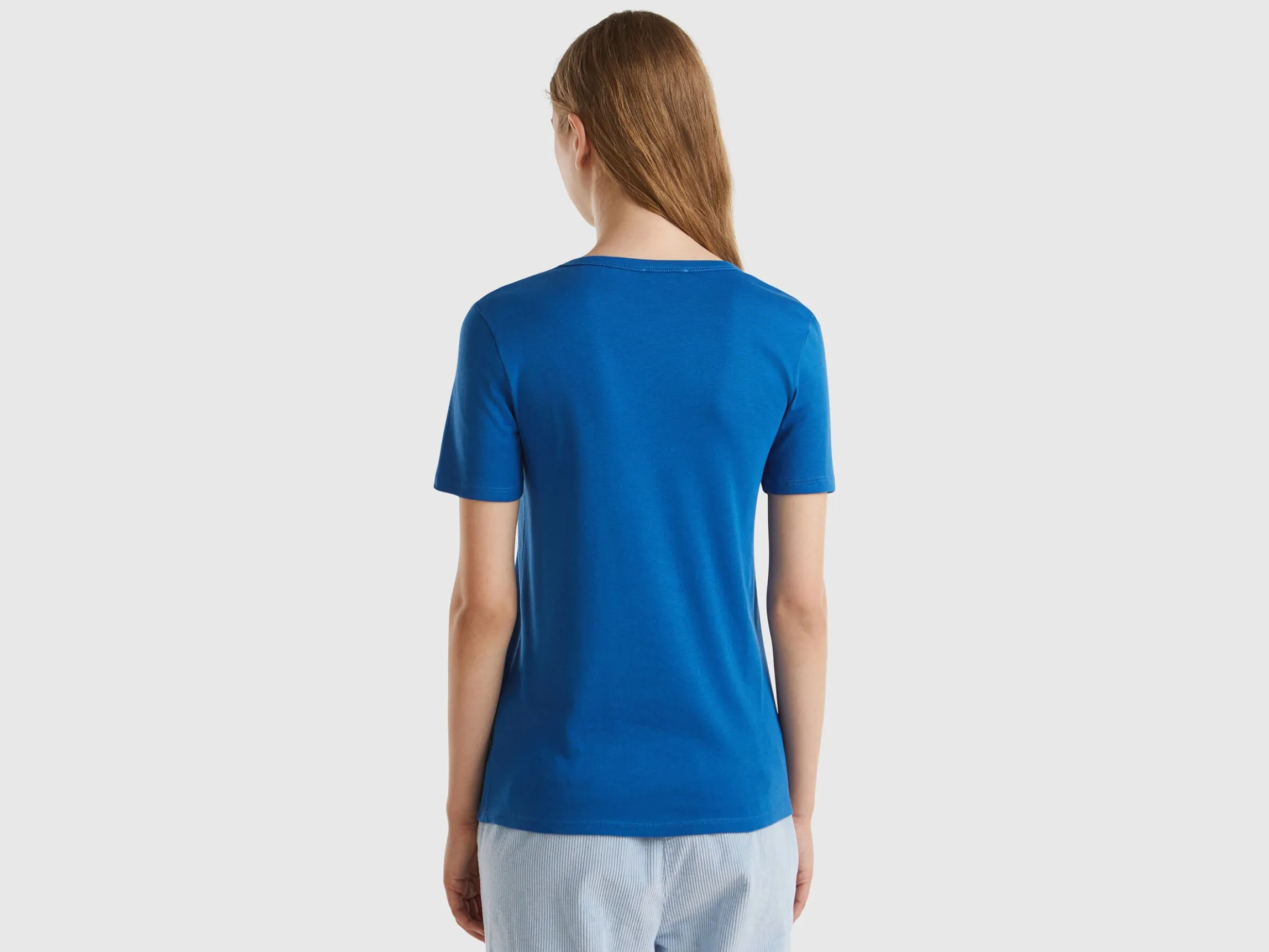 T-shirt in 100% cotton with glitter print logo