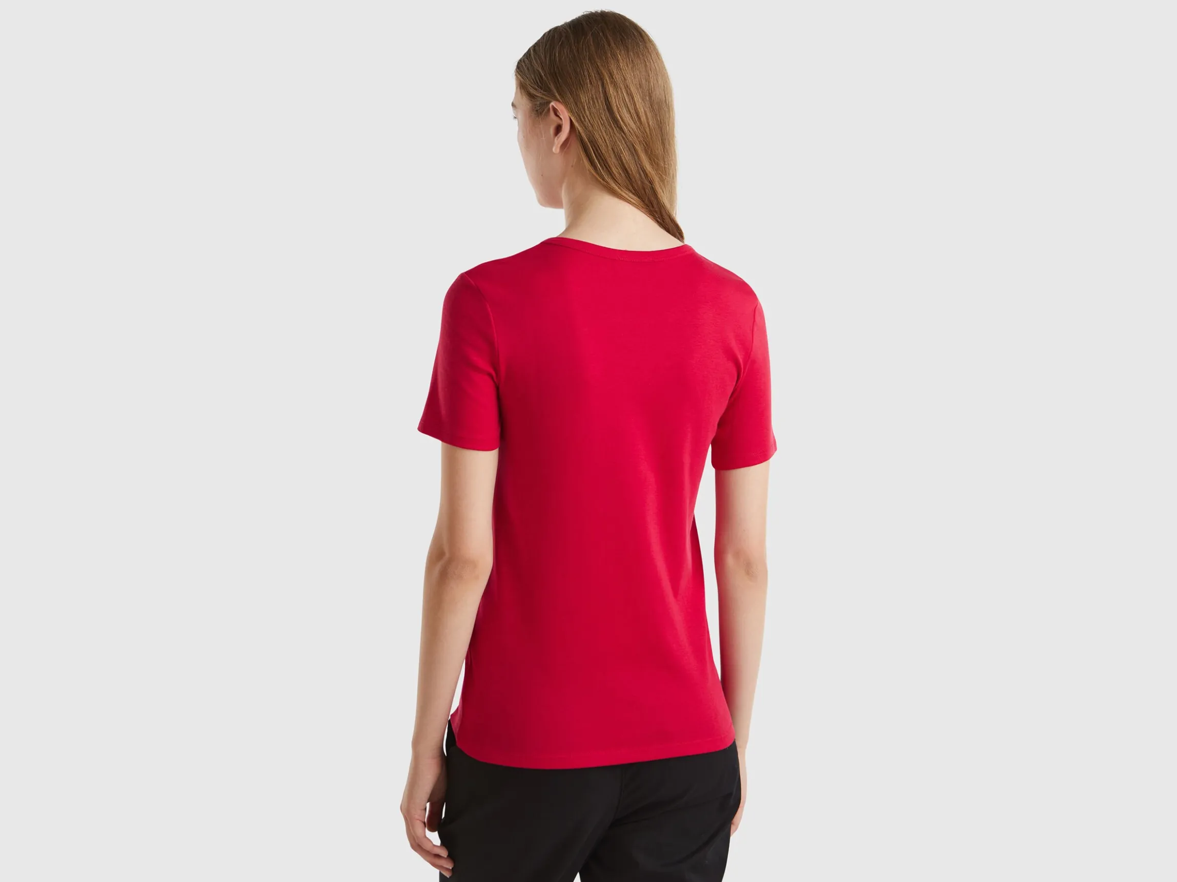 T-shirt in 100% cotton with glitter print logo