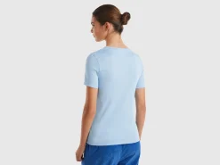 T-shirt in 100% cotton with glitter print logo