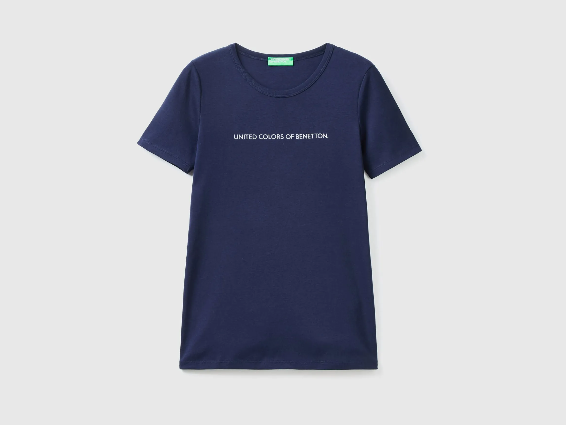 T-shirt in 100% cotton with glitter print logo