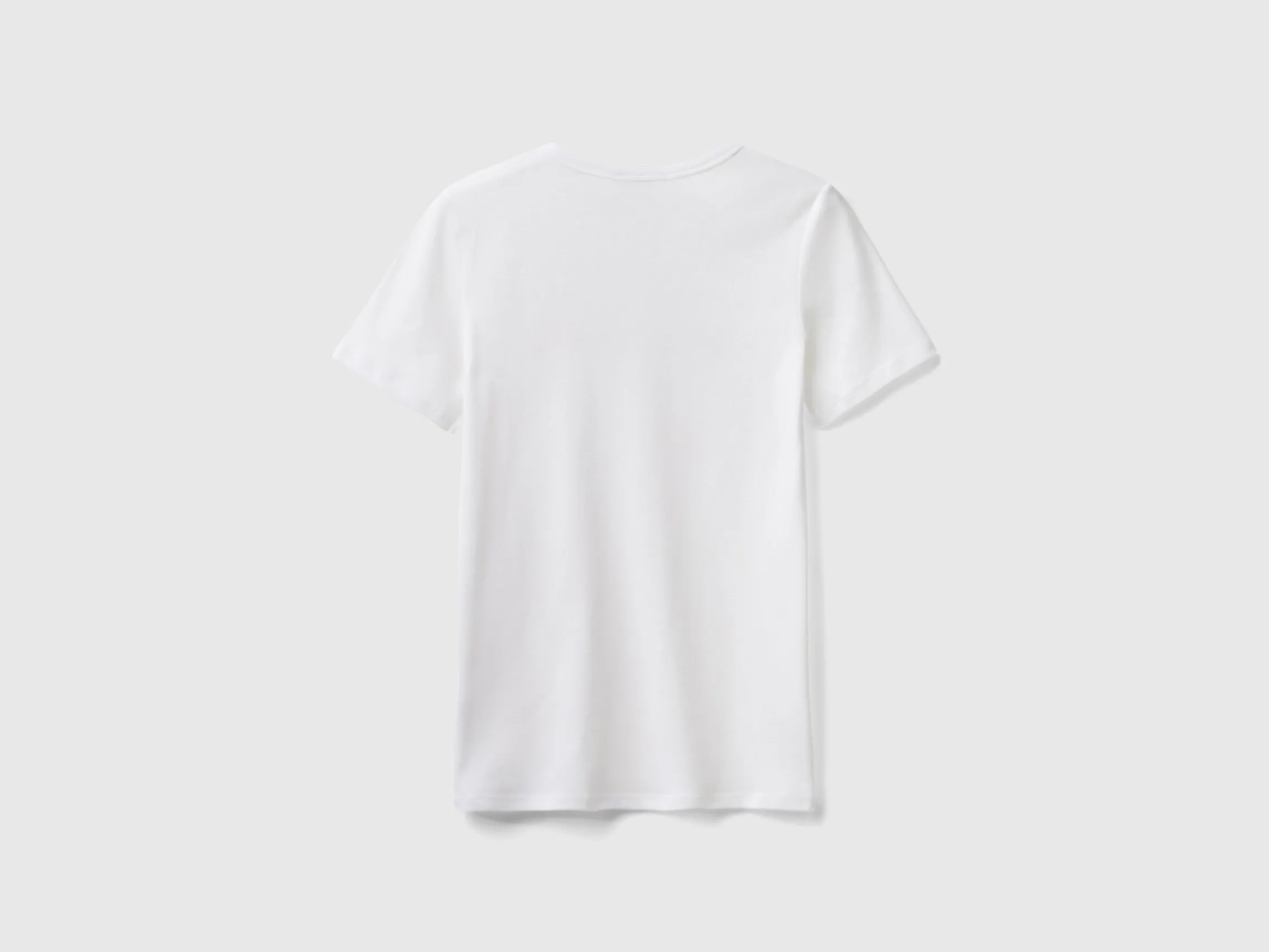 T-shirt in 100% cotton with glitter print logo