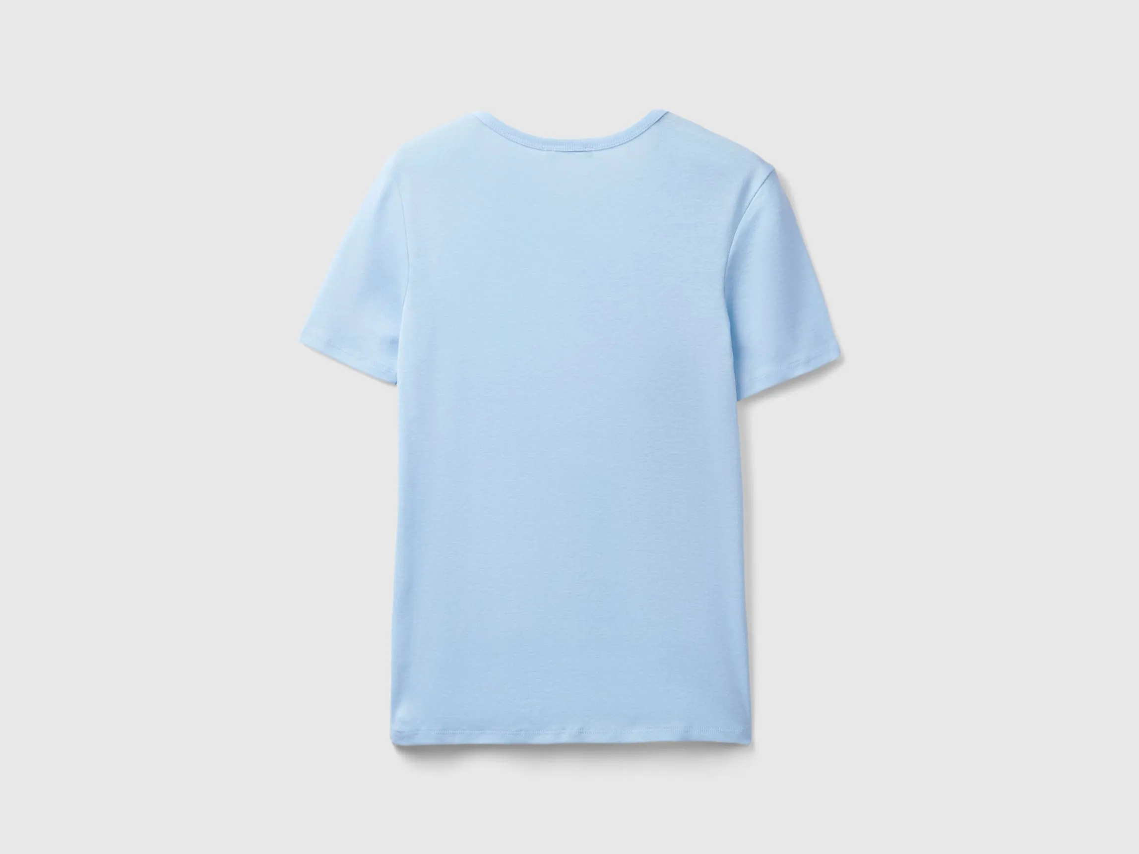 T-shirt in 100% cotton with glitter print logo