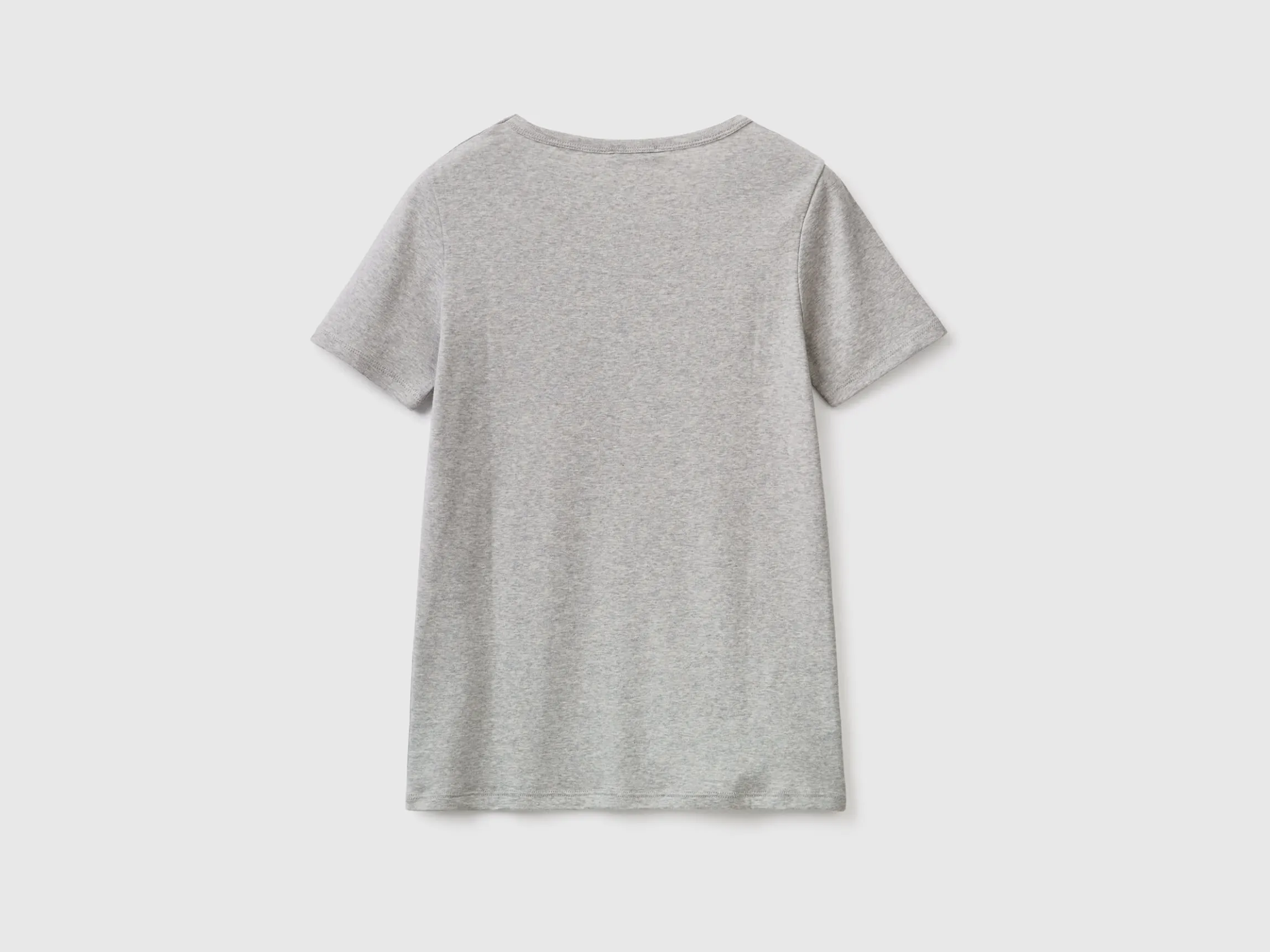 T-shirt in 100% cotton with glitter print logo