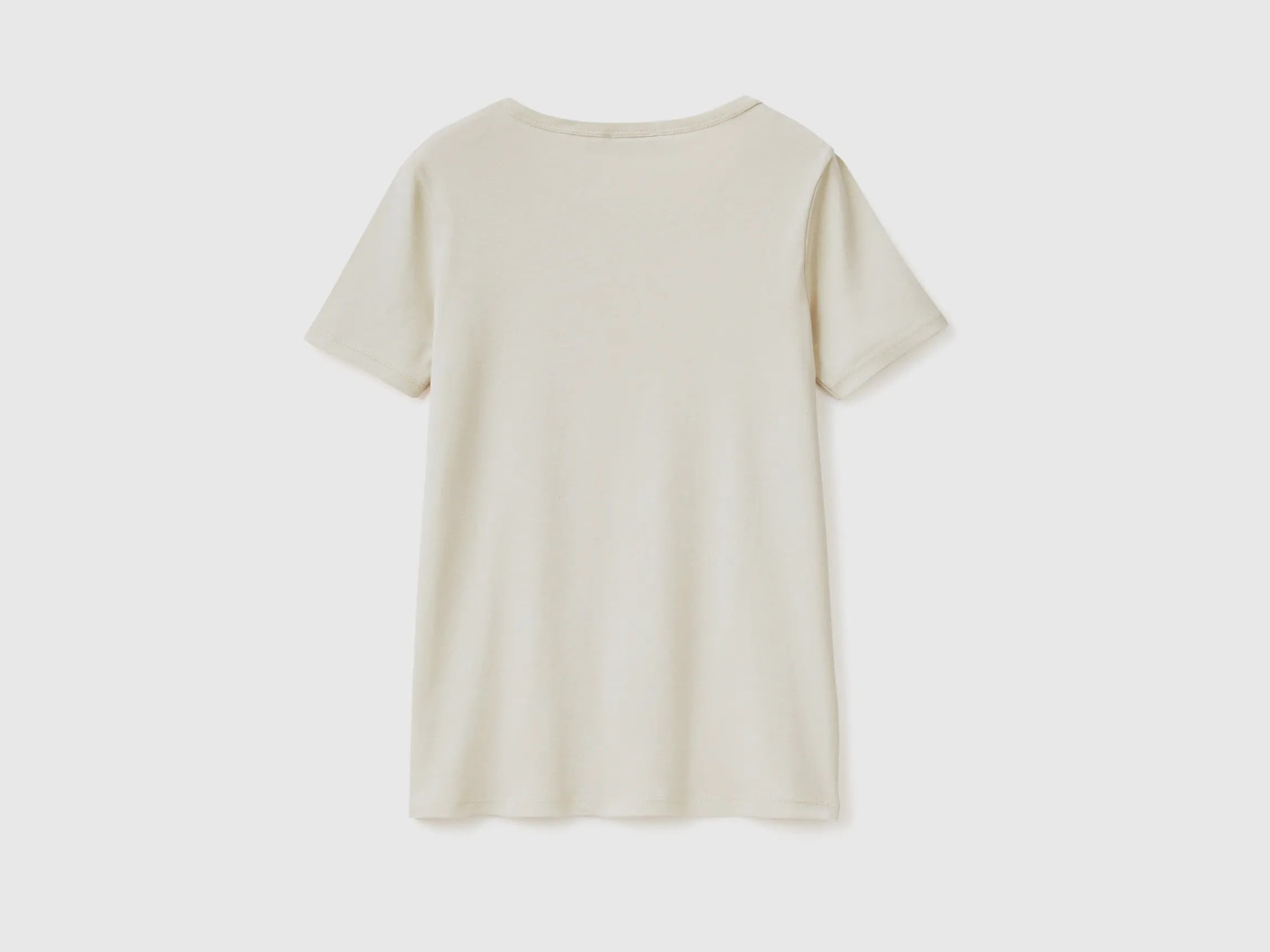 T-shirt in 100% cotton with glitter print logo