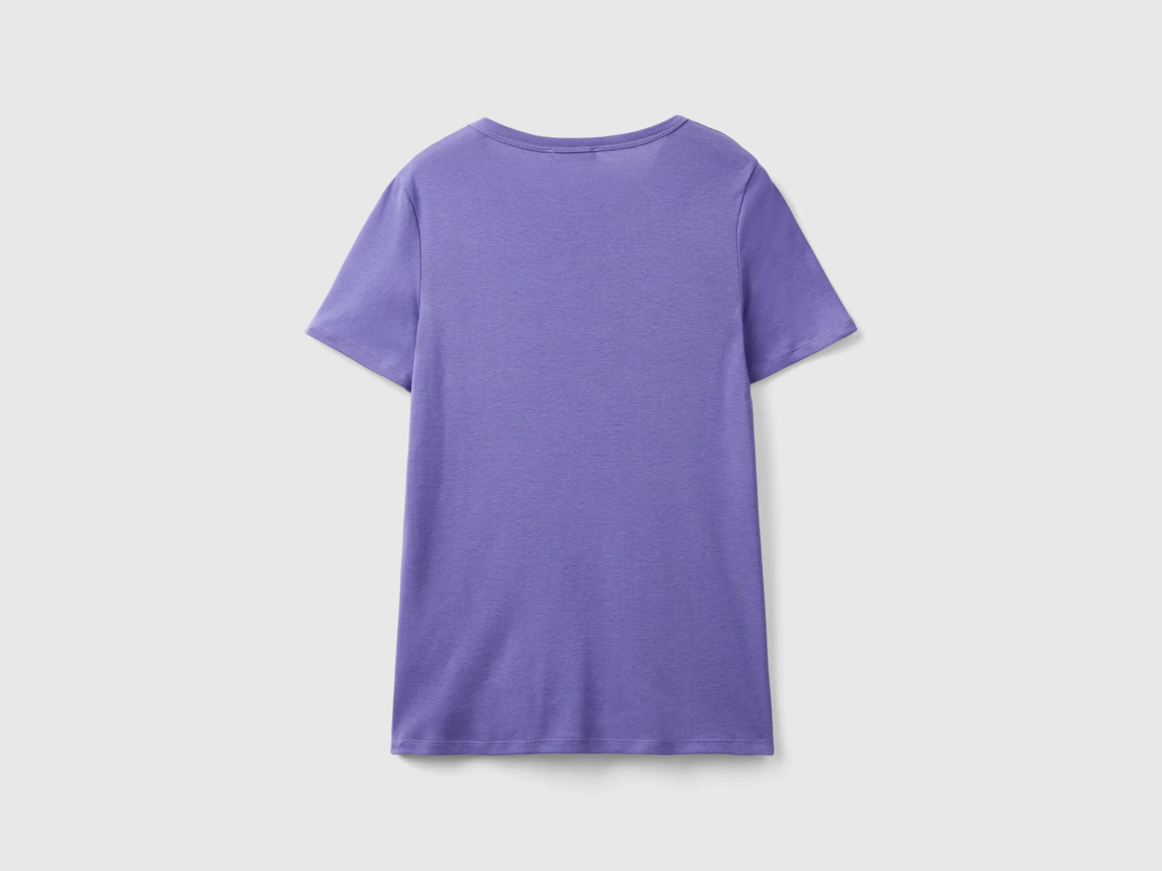 T-shirt in 100% cotton with glitter print logo