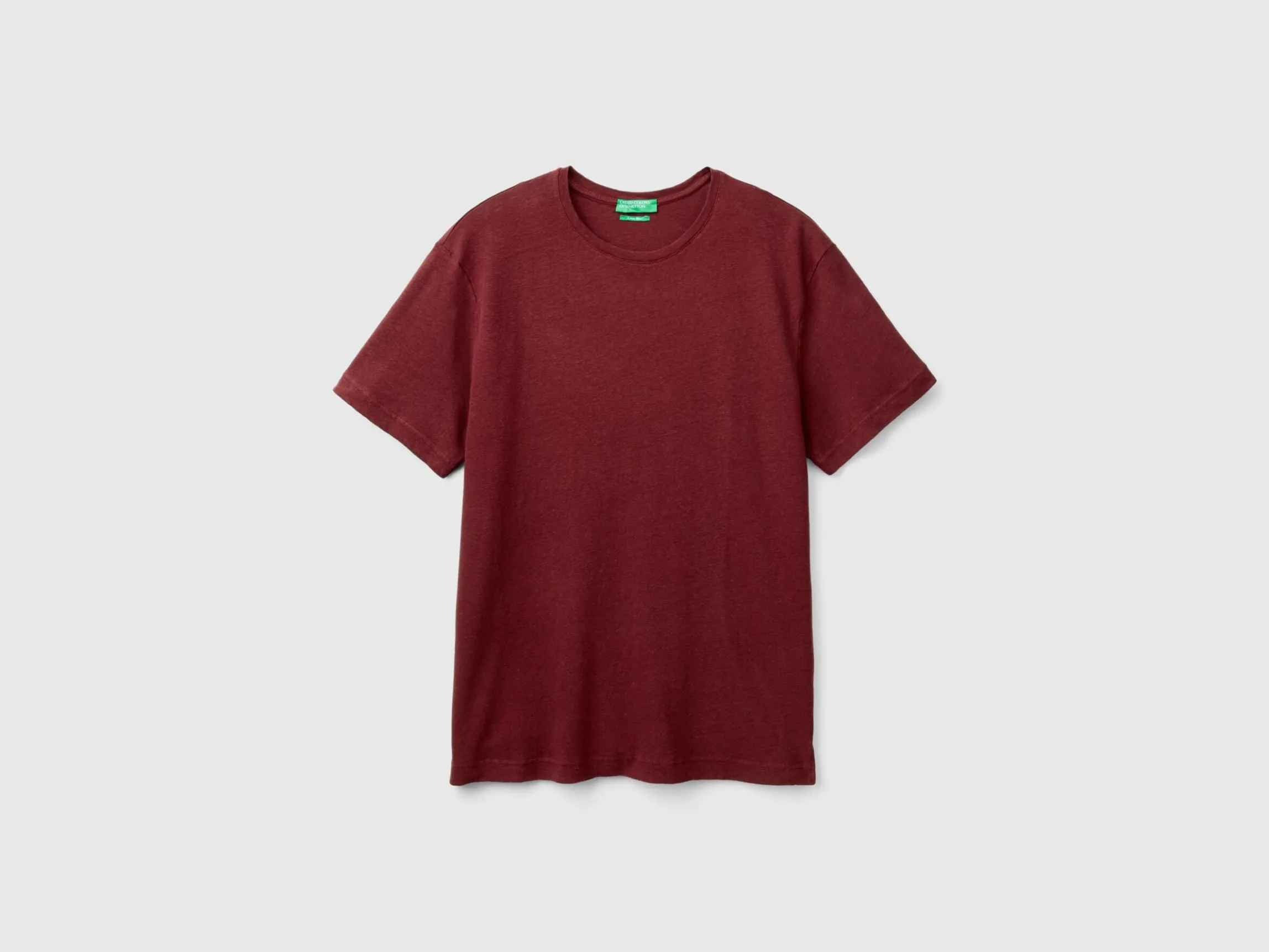 T-shirt in linen blend