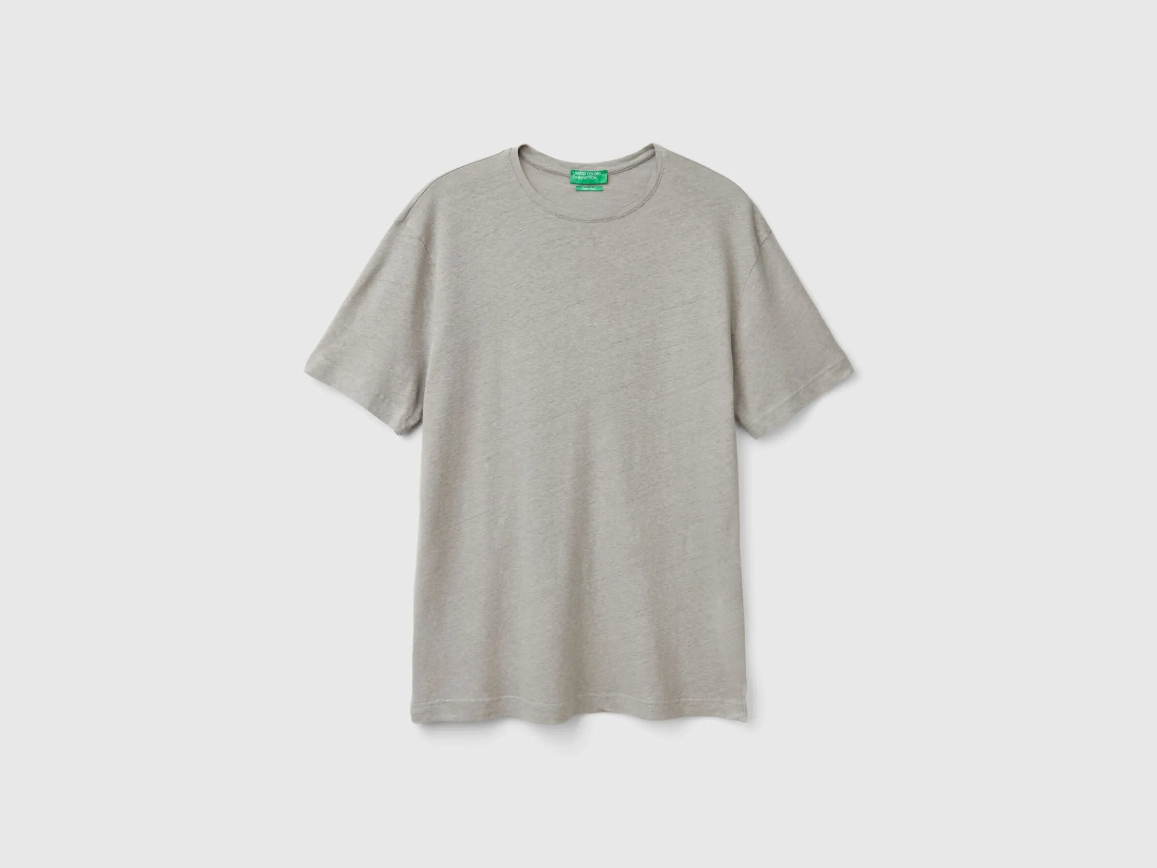 T-shirt in linen blend