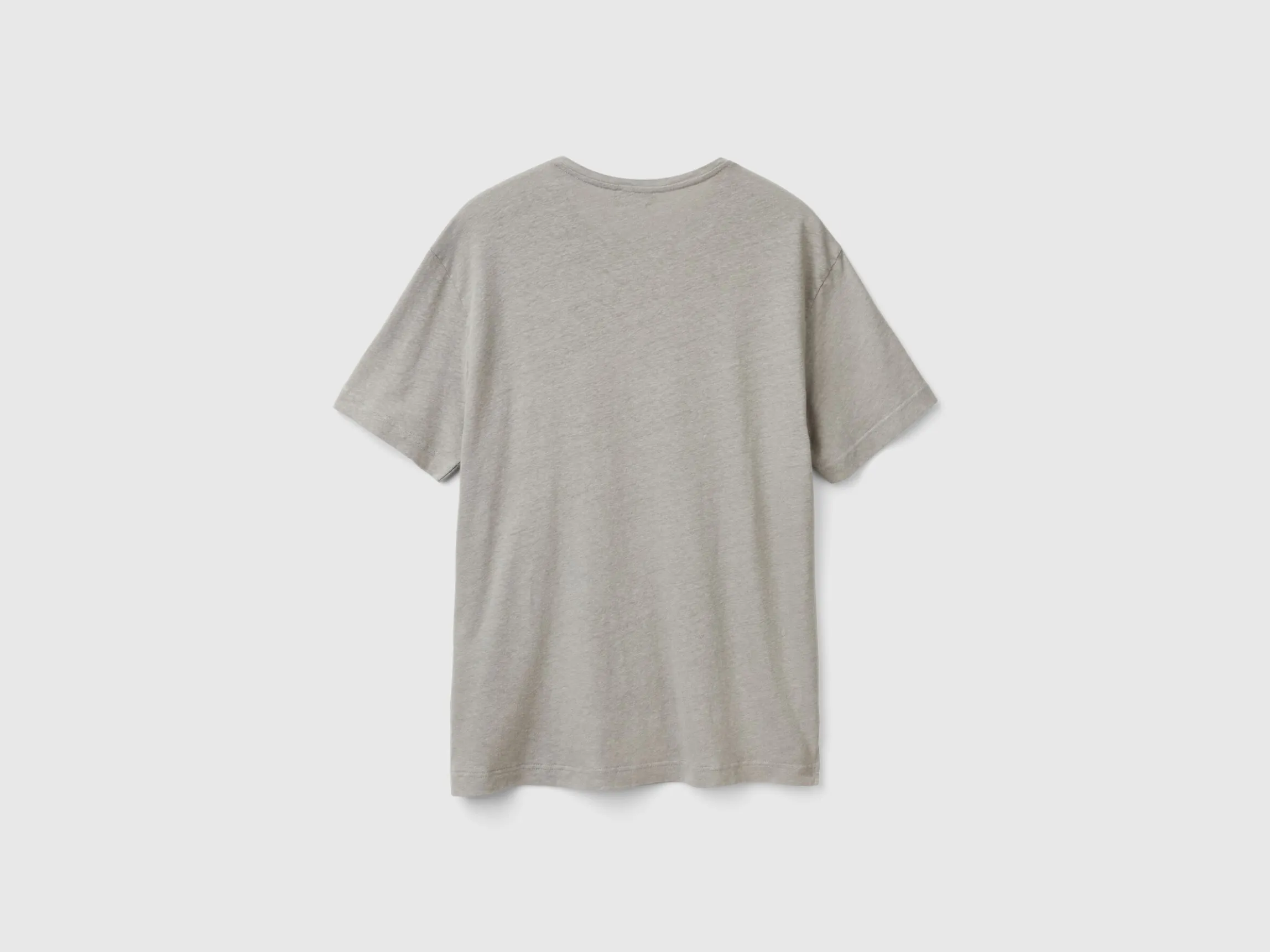 T-shirt in linen blend