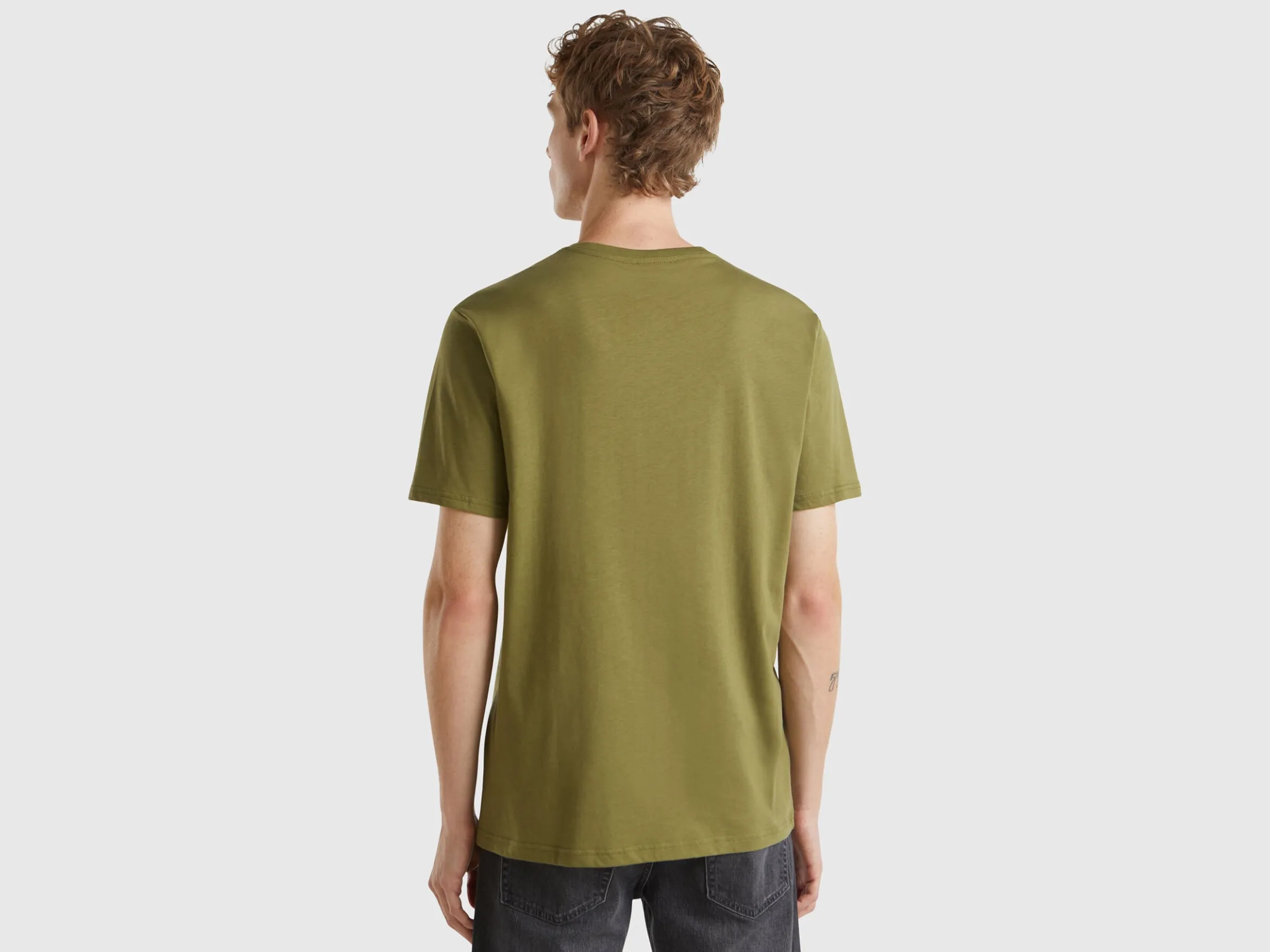 T-shirt in long fiber cotton