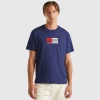 T-shirt in organic cotton with embroidered logo