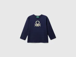 T-shirt in organic cotton with embroidered logo