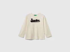 T-shirt in organic cotton with embroidered logo