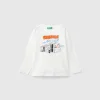 T-shirt in organic cotton with print