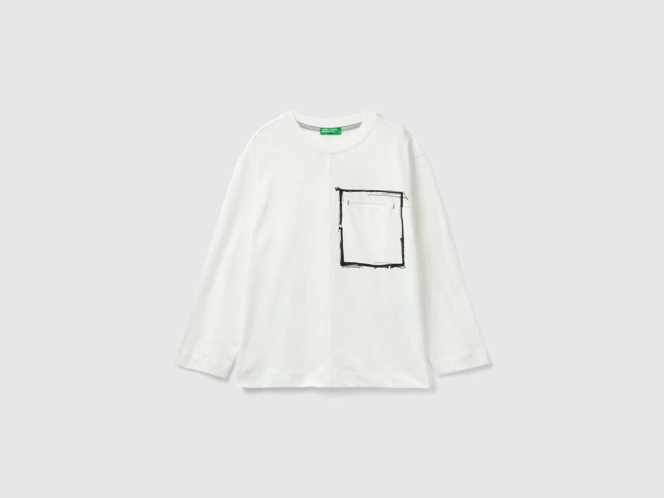 T-shirt in organic cotton with pocket