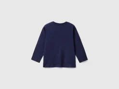 T-shirt in organic cotton with embroidered logo