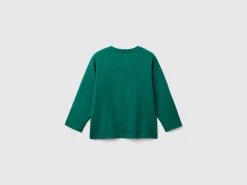 T-shirt in organic cotton with embroidered logo