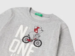 T-shirt in organic cotton with print