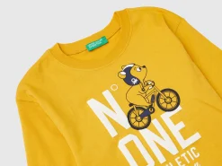 T-shirt in organic cotton with print