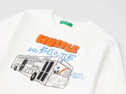T-shirt in organic cotton with print
