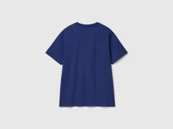 T-shirt in organic cotton with embroidered logo