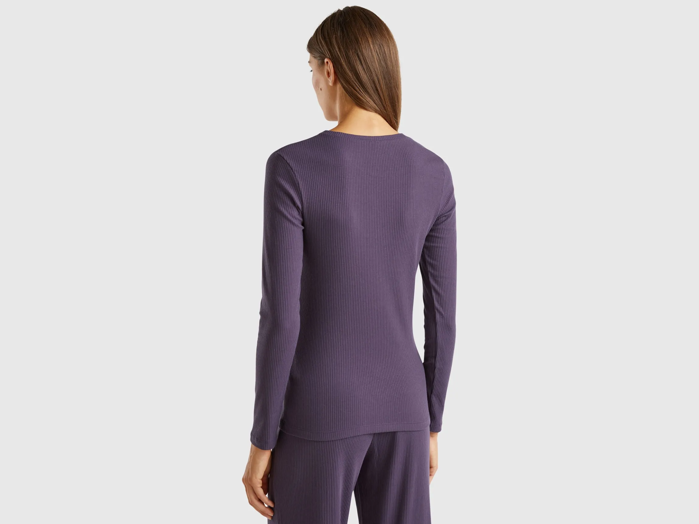 T-shirt in stretch cotton blend
