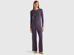 T-shirt in stretch cotton blend