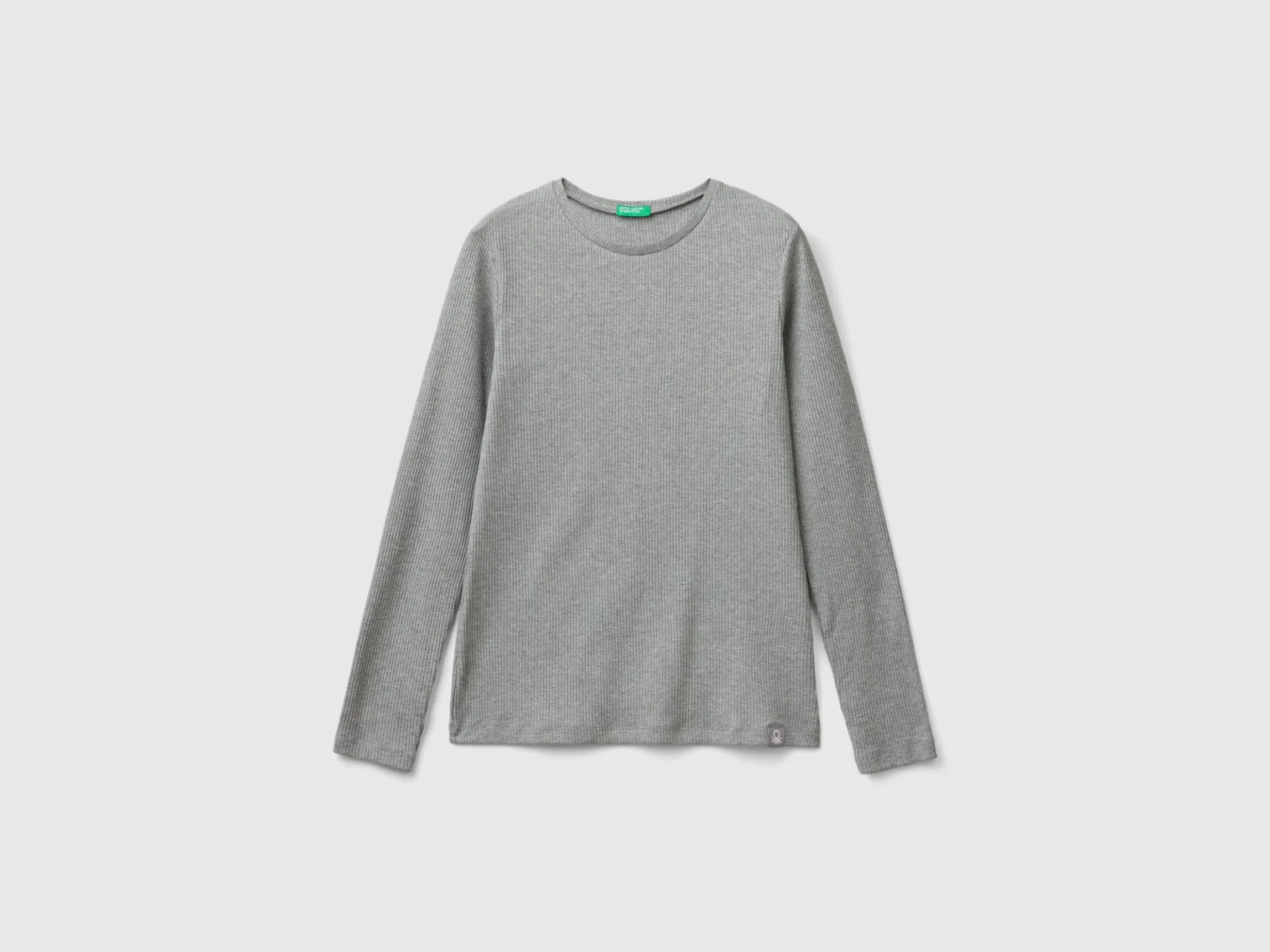 T-shirt in stretch cotton blend