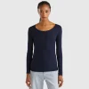 T-shirt in stretch viscose
