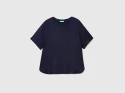 T-shirt in stretch viscose