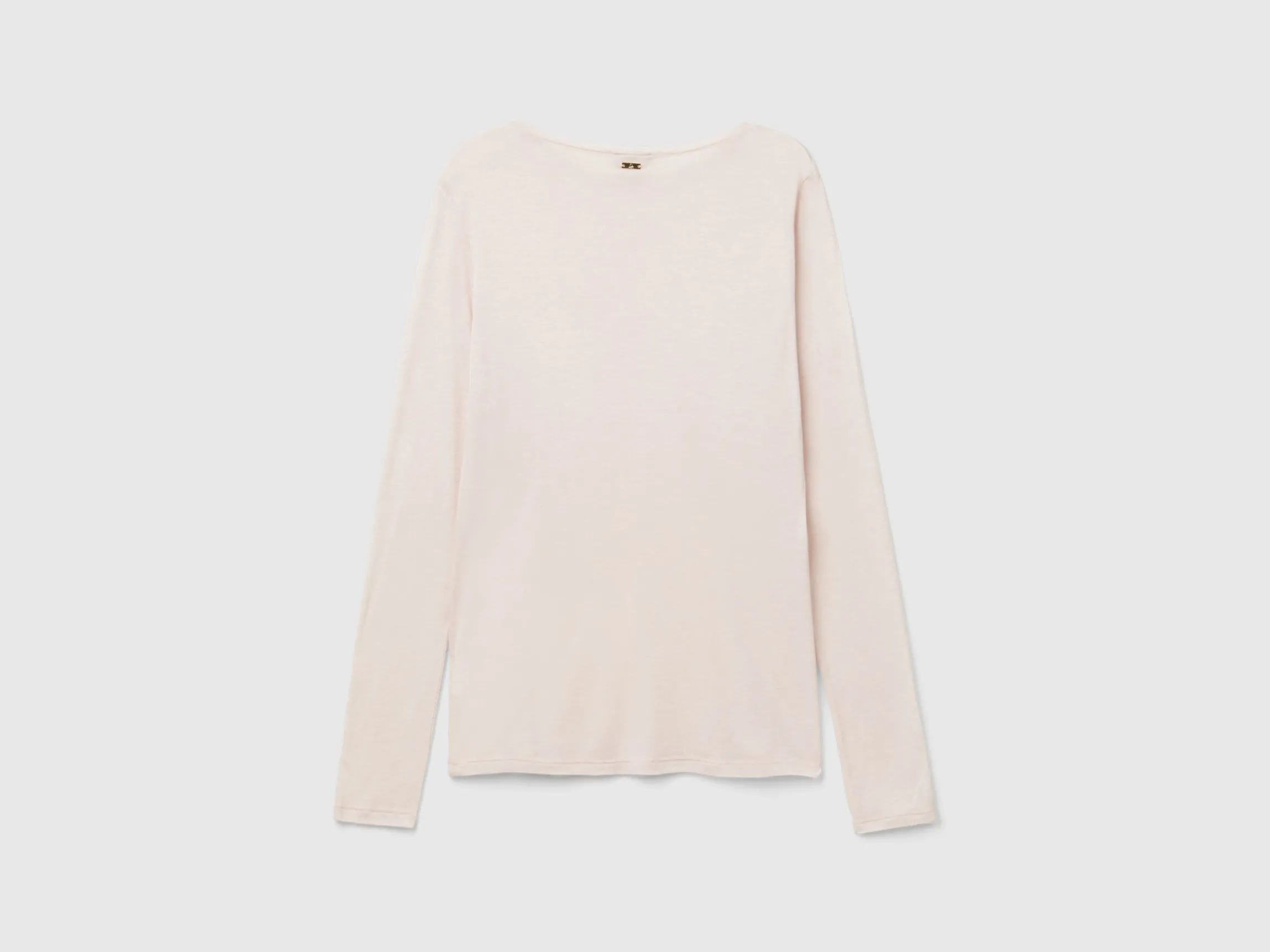 T-shirt in viscose and wool blend