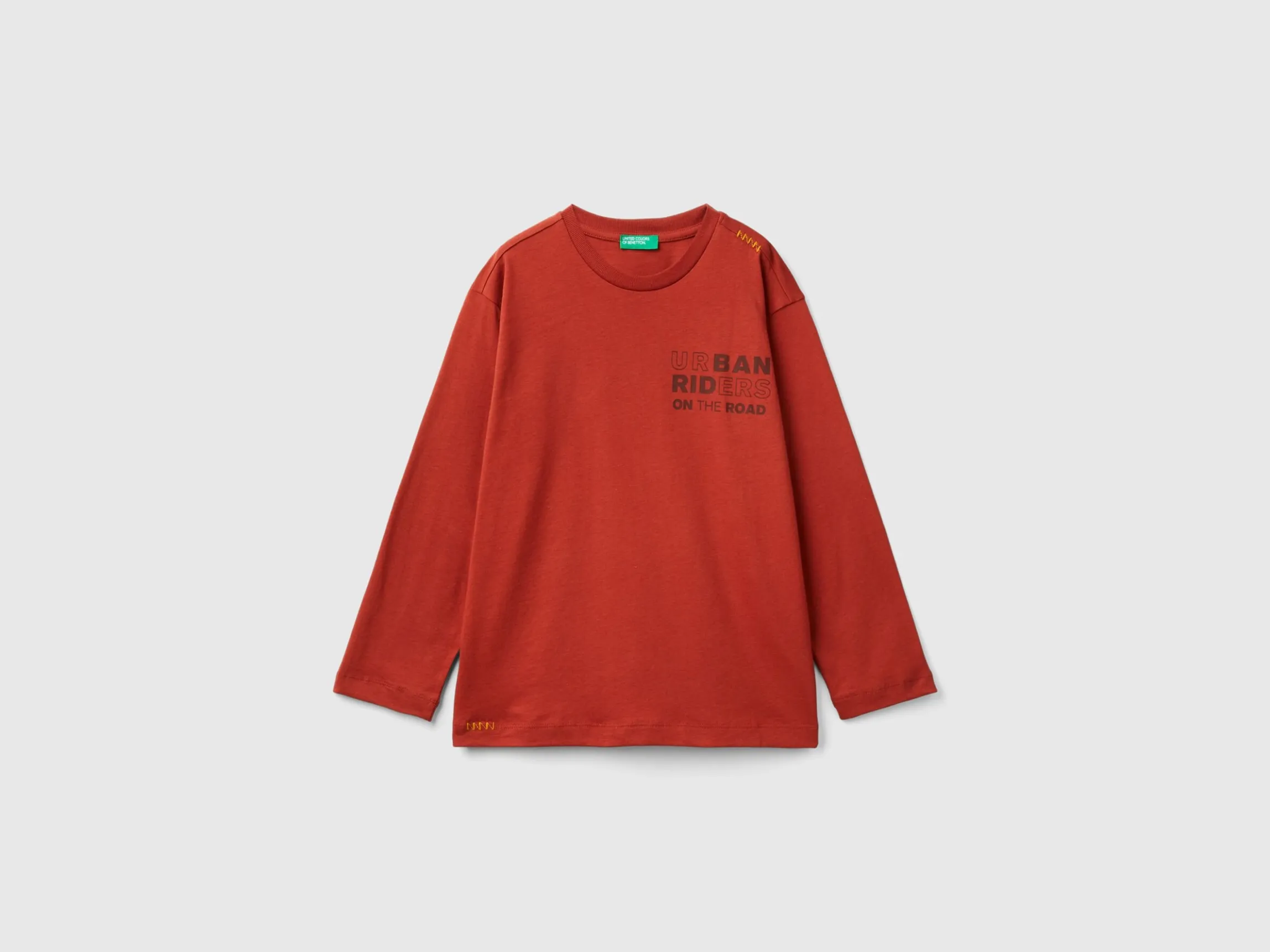 T-shirt in warm cotton with slogan print