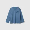 T-shirt in warm cotton with slogan print