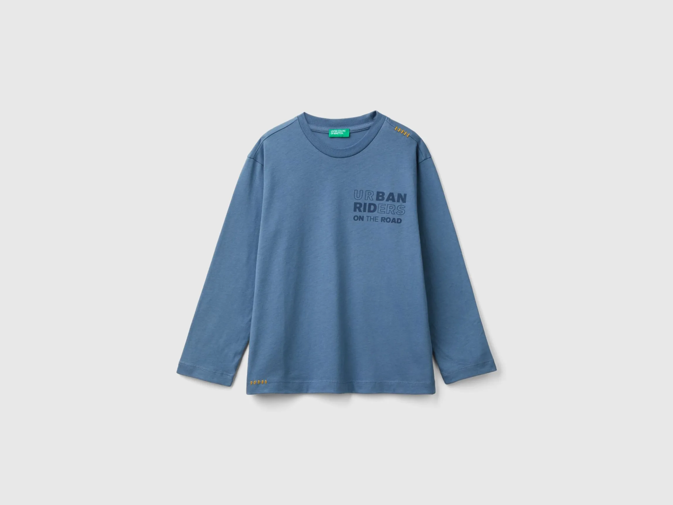 T-shirt in warm cotton with slogan print