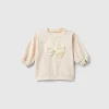 T-shirt in warm cotton with bow
