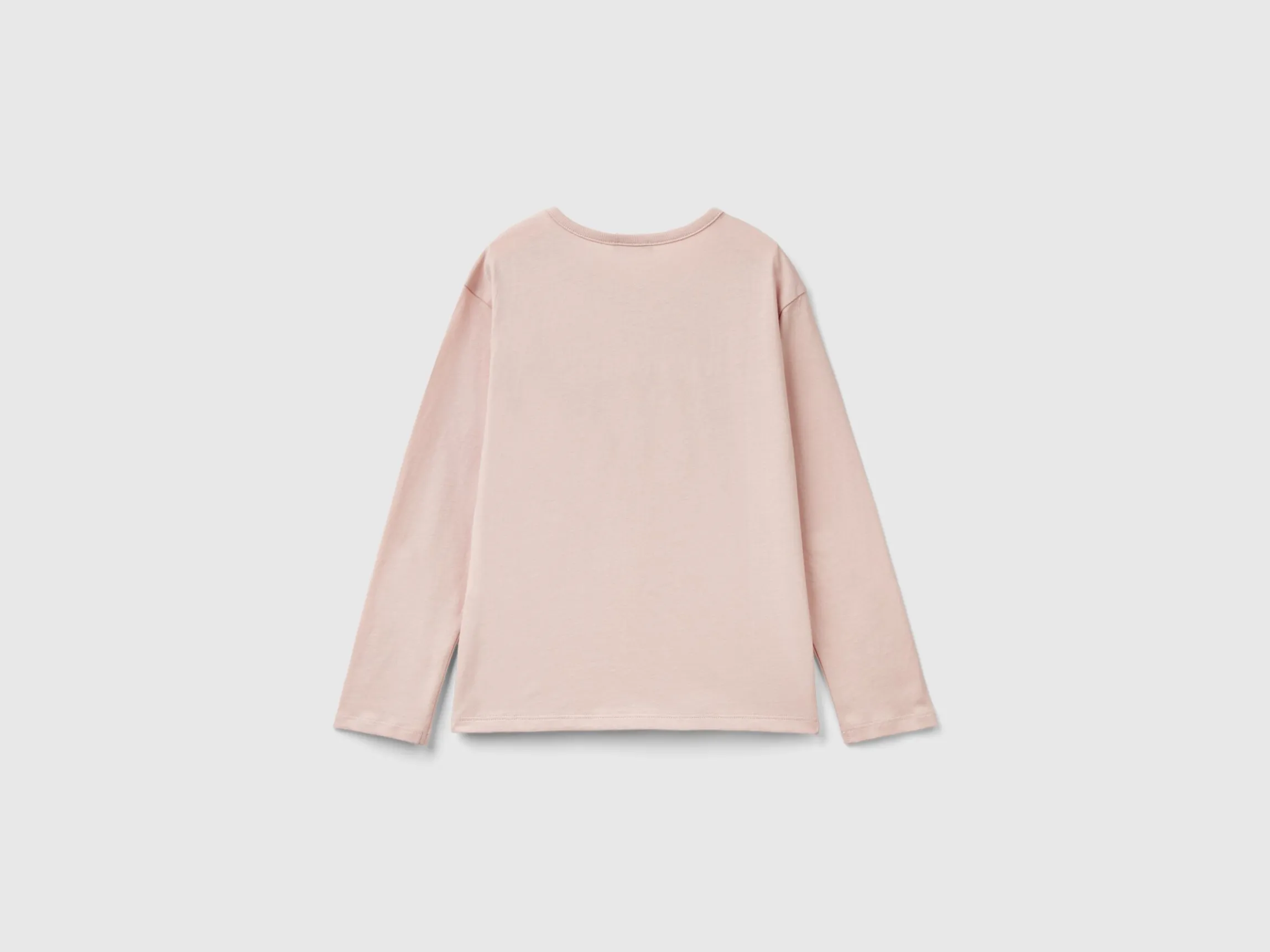 T-shirt in warm organic cotton with sequins