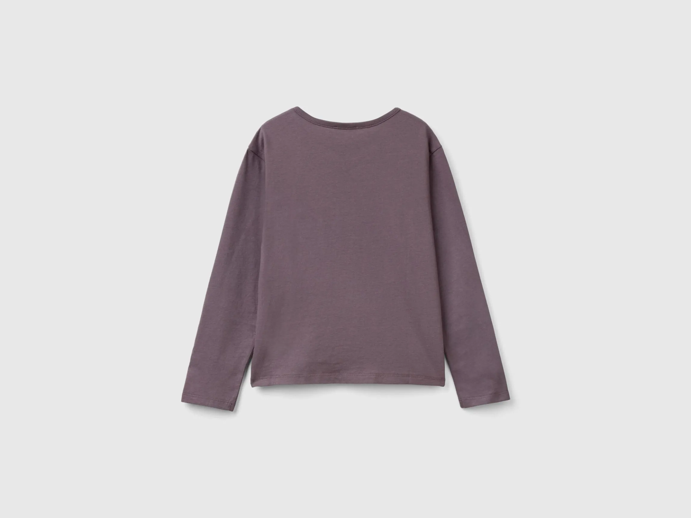 T-shirt in warm organic cotton with sequins
