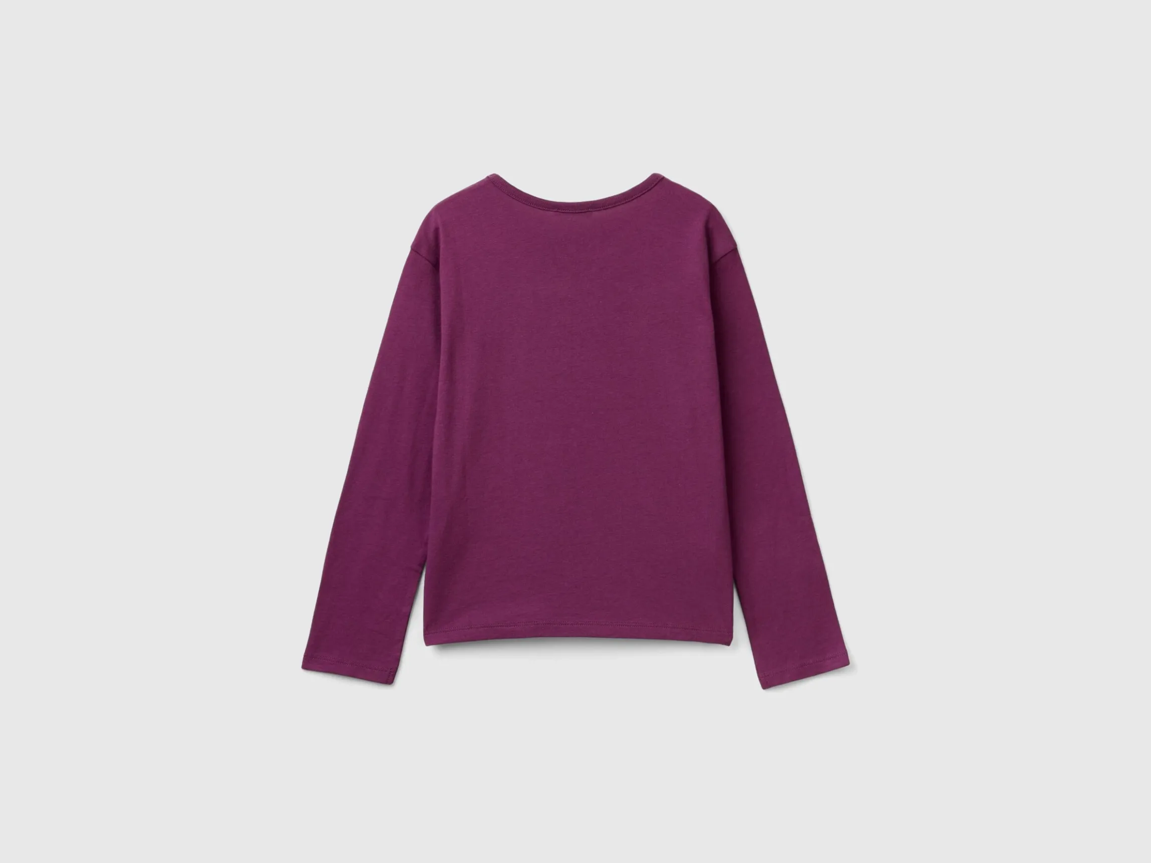T-shirt in warm organic cotton with sequins