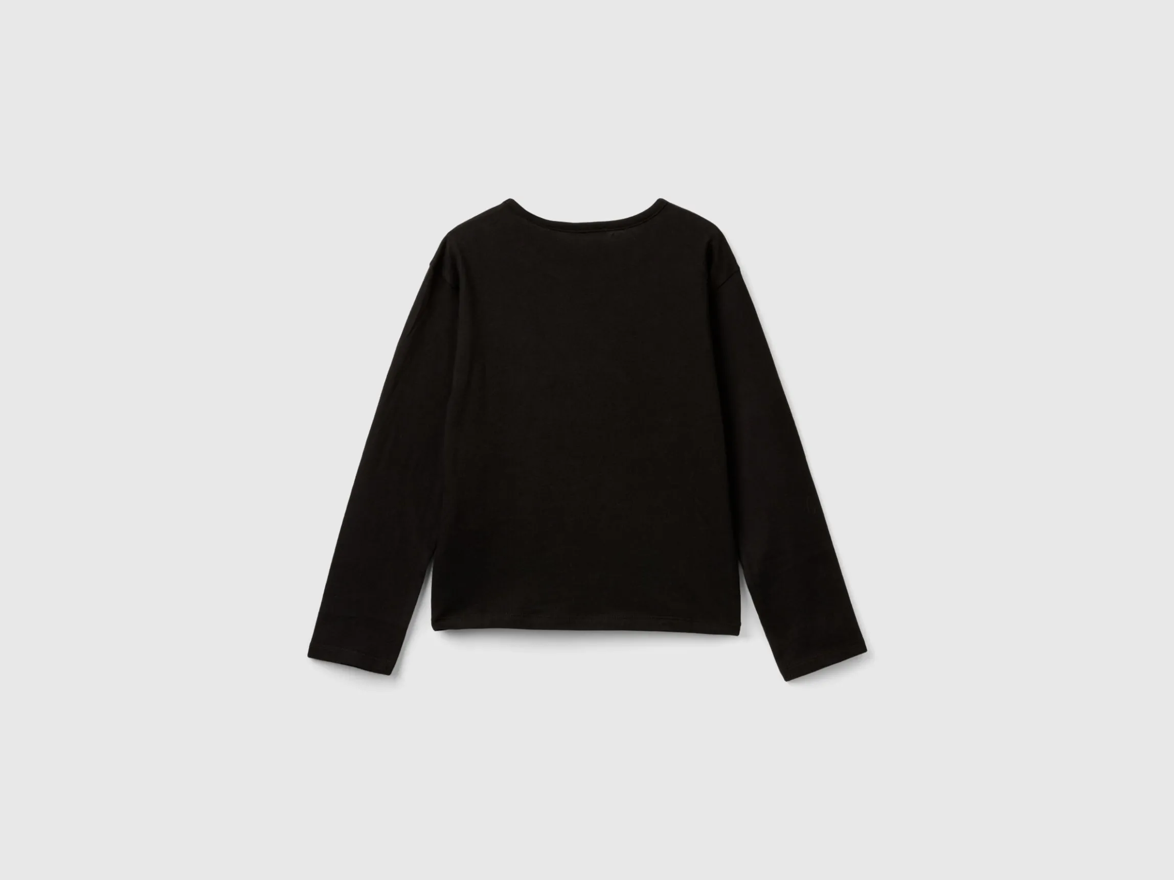 T-shirt in warm organic cotton with sequins