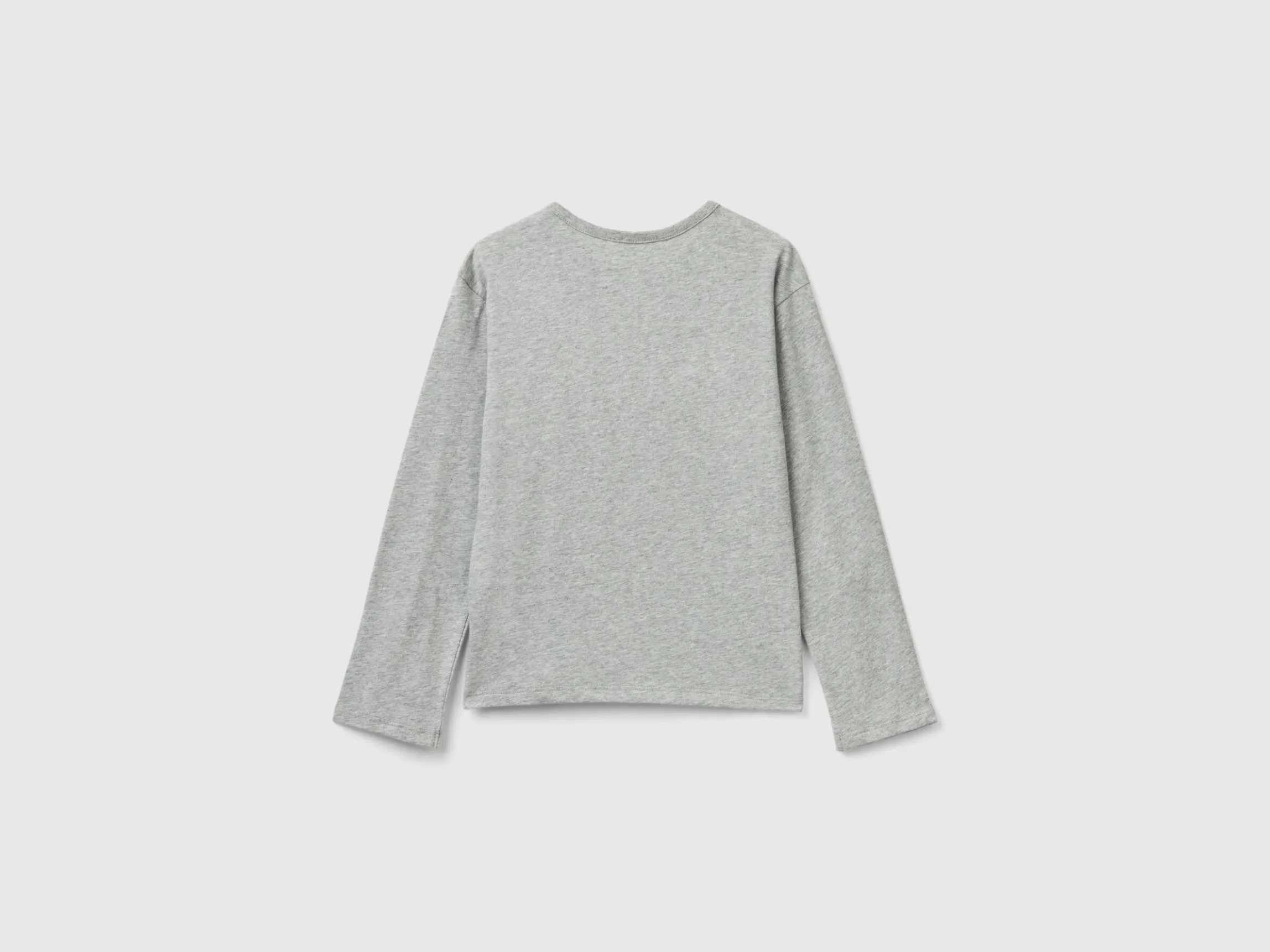 T-shirt in warm organic cotton with sequins