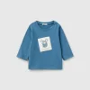 T-shirt with animal patch