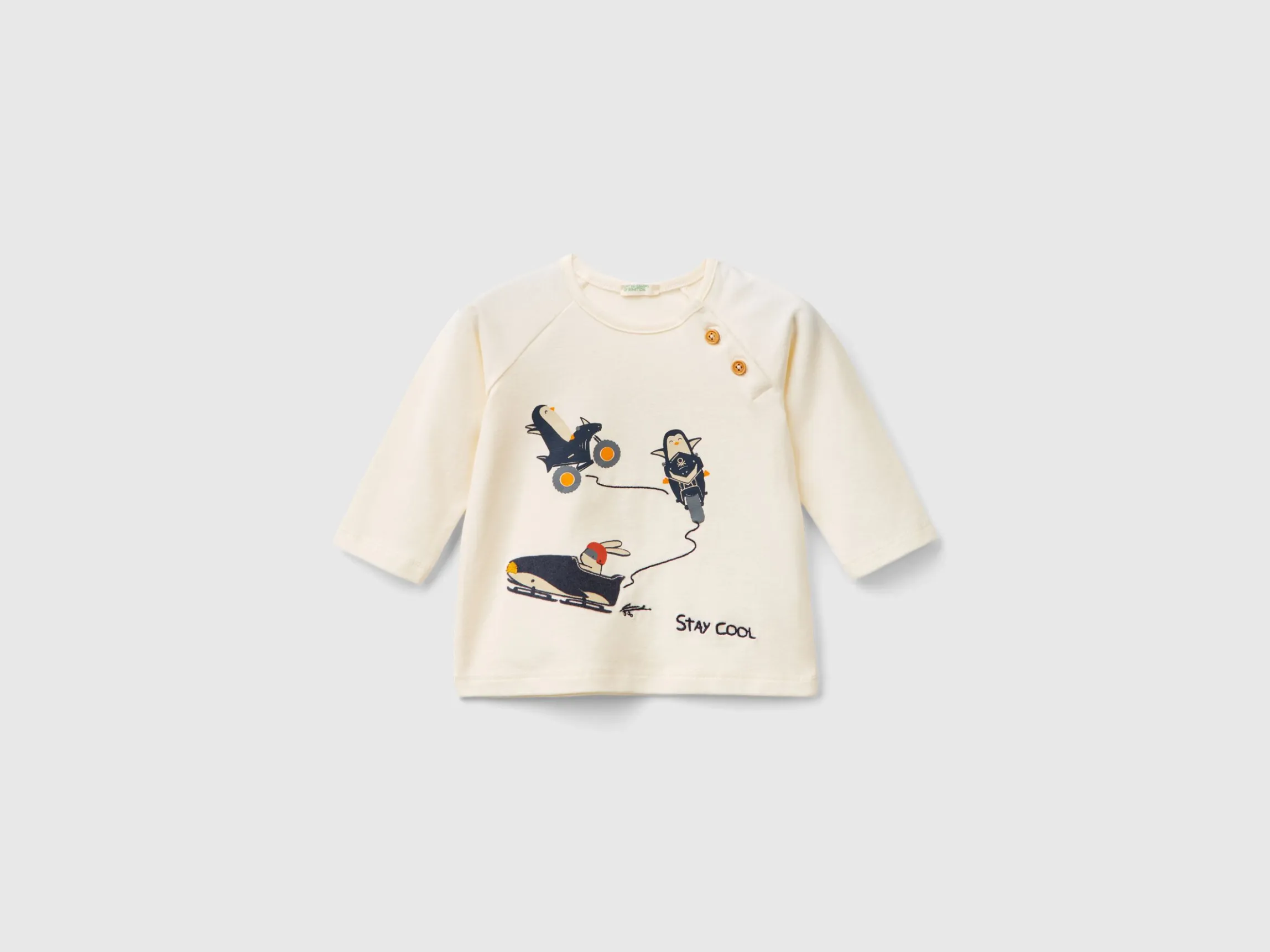 T-shirt with animal print