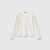 T-shirt with cut-out hearts