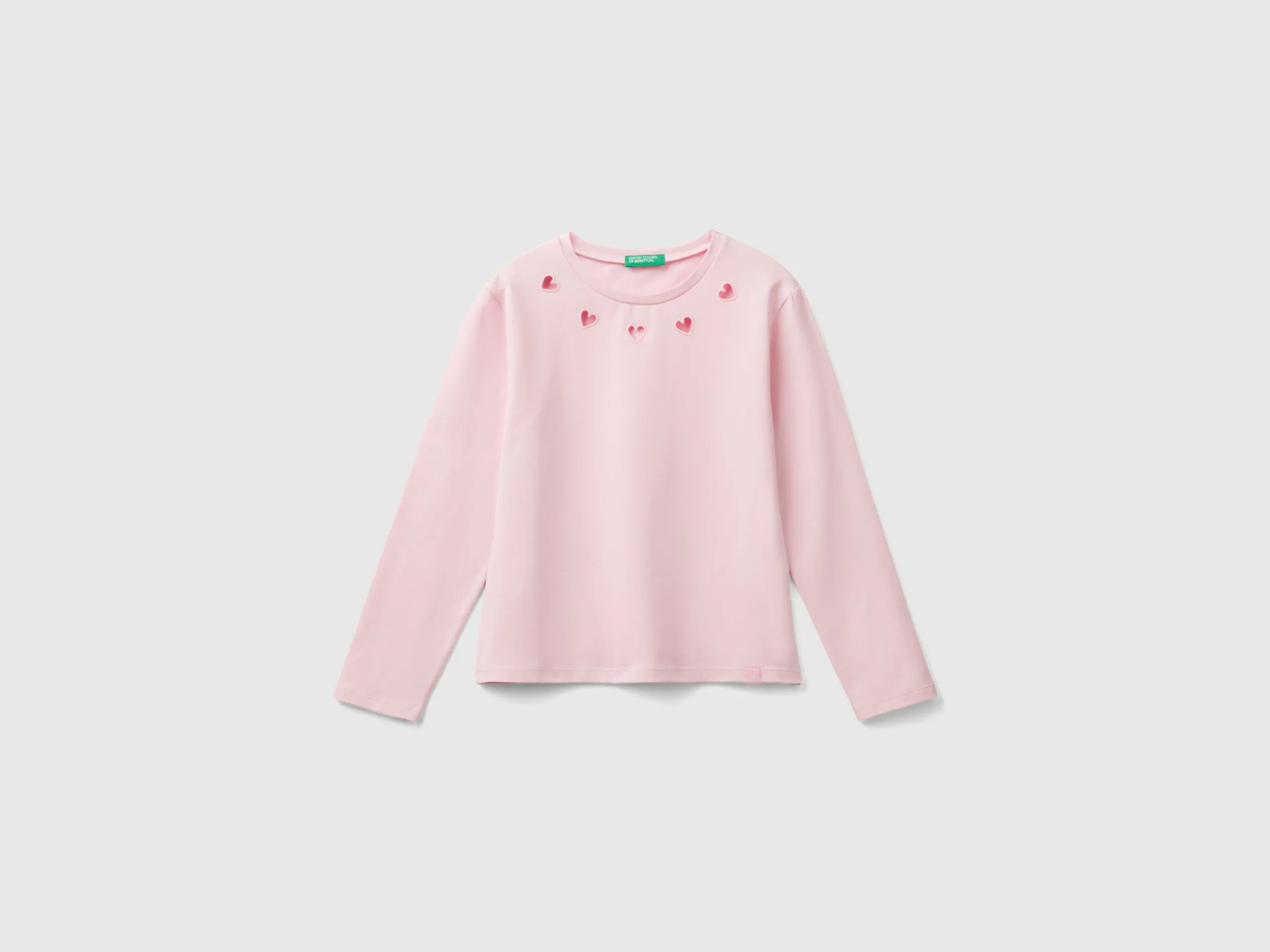 T-shirt with cut-out hearts