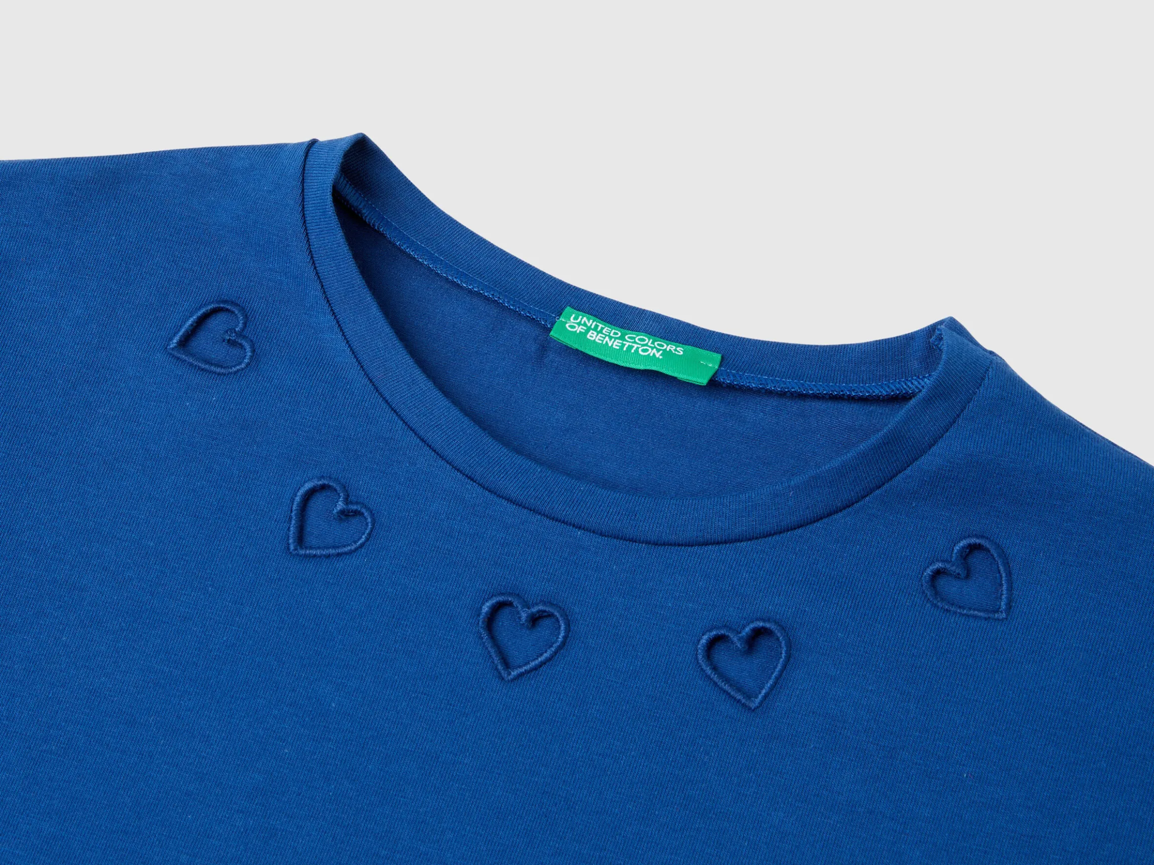 T-shirt with cut-out hearts