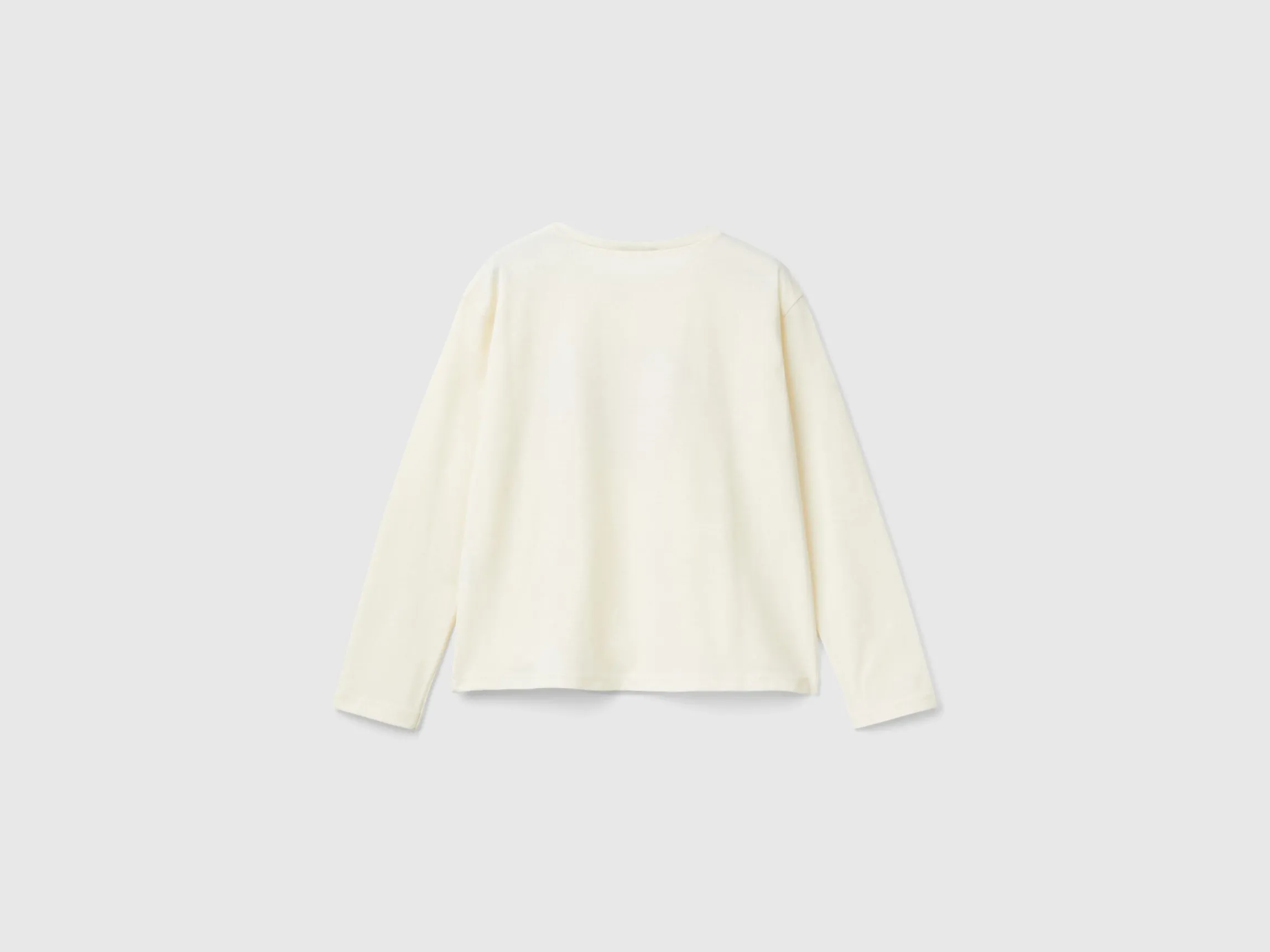 T-shirt with glittery print