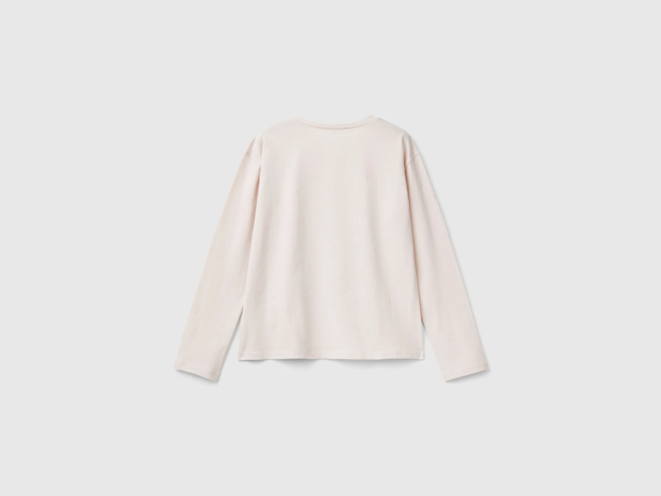 T-shirt with glittery print
