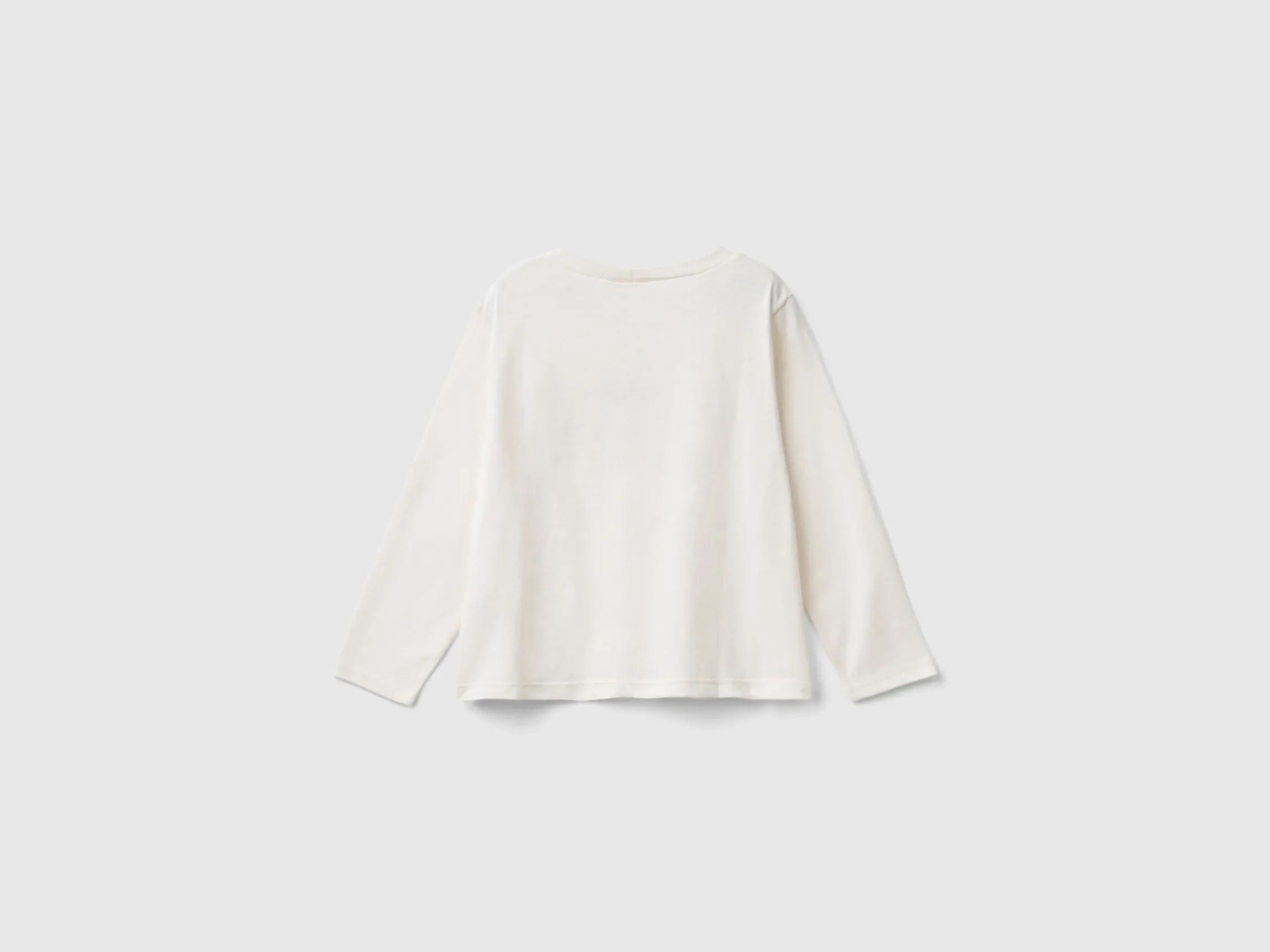 T-shirt with glittery print