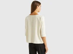 T-shirt with glossy print